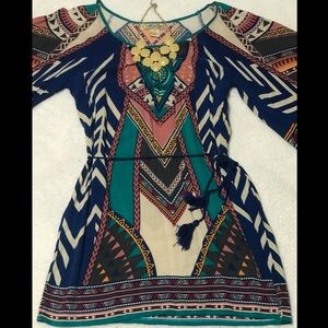 Bohemian style short dress